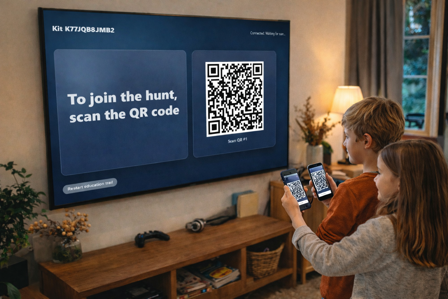 Creative Classroom kit set up in use during family play.